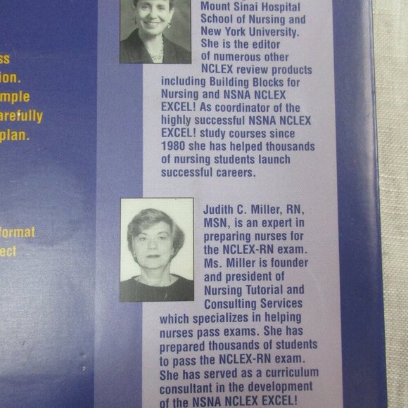 NSNA, NCLEX - RN Review Delmar Cengage Learning 1994 Paperback Judith C. Miller - Picture 4 of 7